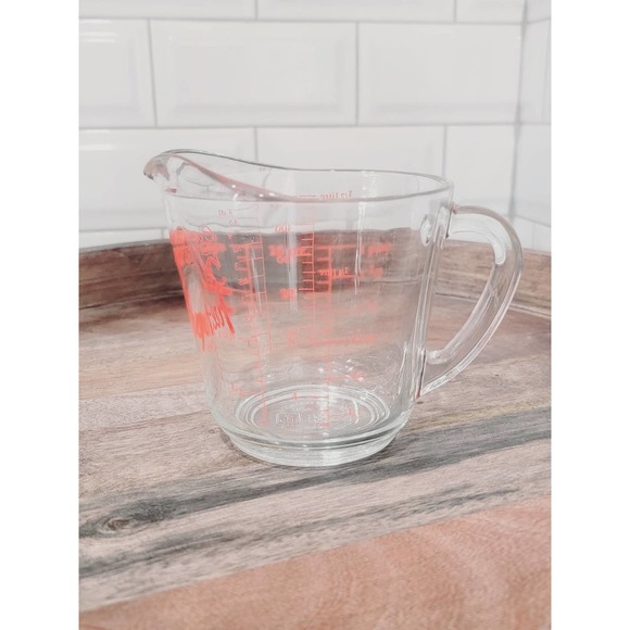 Vintage Fire King Commemorating 50 Years Anchor Hocking Measuring 2 Cups - Picture 7 of 12